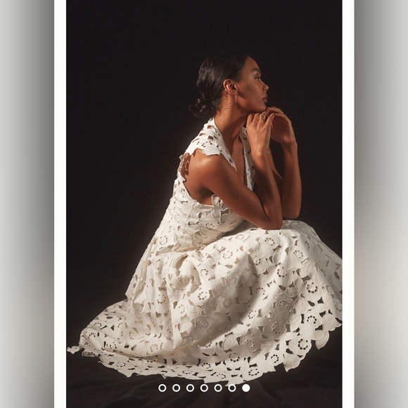 Hope For Flowers Cap-Sleeve Midi Dress - Picture 2 of 9